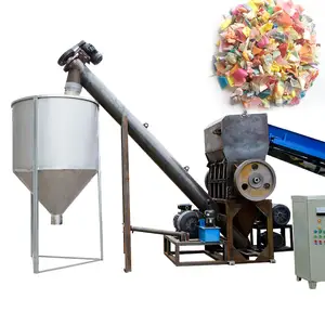 waste clothes textile recycling machinery / shredding scrap plastic rubber paper and carton equipment