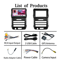Estéreo para Auto Android de 9 Pulgadas con GPS, USB y Cámara de Reversa, Compatible con Ford F150 Raptor 2009-2012