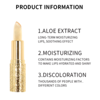 Clair Transparent Température Changement De Couleur Rouge À Lèvres de Marque Privée D'OEM