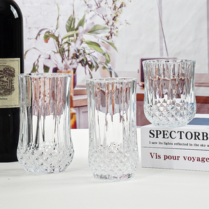 Verres à vin <span class=keywords><strong>blanc</strong></span> rétro en <span class=keywords><strong>cristal</strong></span> transparent, verres à vin gaufrés en forme <span class=keywords><strong>de</strong></span> diamant, flûtes et gobelets pour vin rouge et <span class=keywords><strong>champagne</strong></span> - Product Image 4