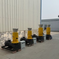 Machine à granulés de bois portable, alimentée au diesel, pour la fabrication de granulés de sciure de bois et de paille