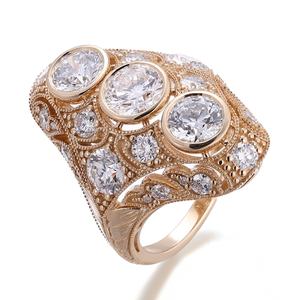 แหวนฮิปฮอปสุดหรูสั่งทำพิเศษ แหวนทอง 18k ทรงกลม แหวนแชมป์ ดีไซน์มงกุฎ แหวนเพชรเลี้ยงในห้องปฏิบัติการ สำหรับผู้ชาย ของขวัญสำหรับงานปาร์ตี้ - Product Image 2