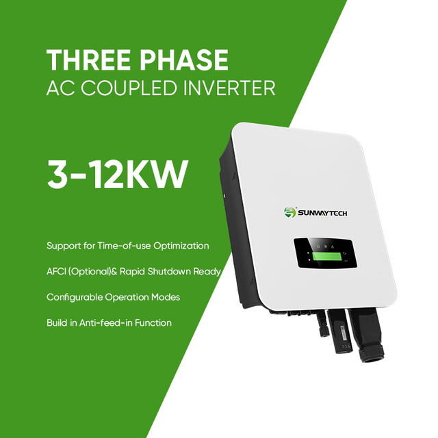 High Quality 10kw Inverter Hybrid Energy Storage Inverter AC Coupled 12Kw 12kw AC Coupled Inverters