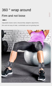 調整可能な2LB耐久性のある環境に優しいシリコーン + アイアンユニセックスアンクルウェイト見えないスポーツレギンス手首腕ブレスレットフットリング - Product Image 2
