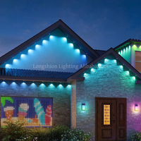 Luces de Navidad LED RGB de 24 V CC, IP67, con Controlador de Música Inteligente por Aplicación, Decoración para el Hogar y Aleros