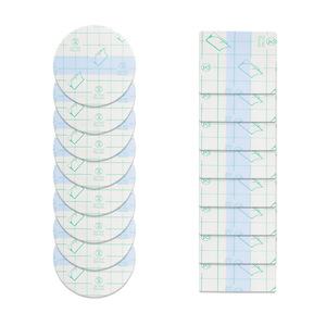 Film de fixation pour lecteur de glycémie, transparent, rond, 70mm, adhésif imperméable et résistant à la sueur, pour équipement d'exercice sportif - Product Image 2