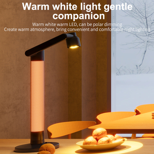 Modern Metal Smart LED Table <b>Lamp</b> with 360 Adjustable Beam RGB Color & Dimmable Via Rotation/WiFi TUYA APP <b>Control</b> Powered - Product Image 6