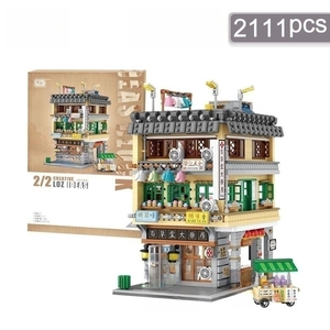 <span class=keywords><strong>LOZ</strong></span> için 2763 adet erken eğitim bulmaca DIY sokak görünümü köşe ticari yapı taşı modeli inşaat oyuncaklar kids 'için - Product Image 6