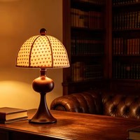 Lampe de table LED sur base en bois, abat-jour en tissu, prise EU AU US, ampoule E27, pour chambre, hôtel, hall, bureau, décoration intérieure, nouveau style