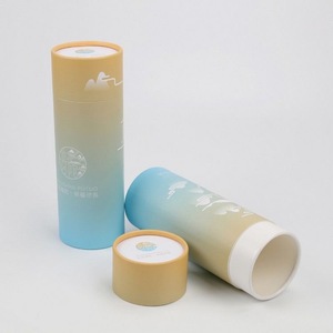 Boîtes de papier kraft Offre Spéciale livret personnalisé tube de papier impression grains de café thé emballage <span class=keywords><strong>cylindrique</strong></span> tube de papier personnalisé - Product Image 5