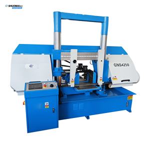 <span class=keywords><strong>Scie</strong></span> à <span class=keywords><strong>ruban</strong></span> CNC hydraulique à portique automatique pour la découpe de métaux de 400 mm, machine de découpe de métaux GNS4240 - Product Image 3