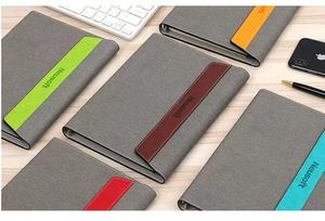 Doanh nghiệp độc đáo Bộ Quà Tặng Hành Chính Nhật ký văn phòng Bộ Quà Tặng dorin máy tính xách tay xoắn ốc khâu chủ đề da PVC giấy vải PP - Product Image 5