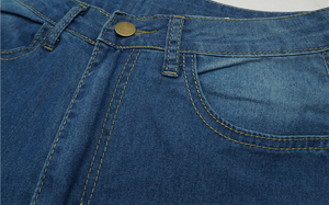 Femme Nouveau Stylish <span class=keywords><strong>Short</strong></span> <span class=keywords><strong>Jeans</strong></span> Plus Size Shorts With Zippers Fashion Slim and High Waist Denim Summer Men Casual Adults Medium - Product Image 5
