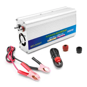 BEL500ST Harga Grosir Portabel Gelombang Sinus 1000W 12V 24V 48V Ke 220V Inverter Mobil Listrik untuk Tata Surya