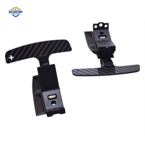 Palettes de changement de vitesse magnétiques en fibre de carbone véritable pour <span class=keywords><strong>Porsche</strong></span> 992 Panamera 971 <span class=keywords><strong>Macan</strong></span> palettes de changement de volant étendues - Product Image 4