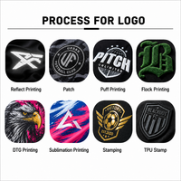 Kaos Sepak Bola Amerika Desain Patchwork Logo Bordir Kustom Model Crop Boxy