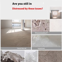 Enduit de durcissement pour surfaces en béton Boslai, écologique, faible teneur en COV, liquide acrylique monocomposant, matériaux d'étanchéité blancs