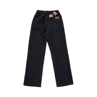 Jeans de Cintura Alta para Mujer, Tallas Grandes, Diseño con Logotipo Personalizable, Casuales, Versátiles, Elásticos, Transpirables, Pantalones Vaqueros Rectos