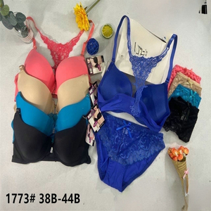 2,0 Dollar Model AHX050 Tamaño 38-44B <span class=keywords><strong>Copa</strong></span> grande bordada Tallas grandes WomenBra Sets Hot Selings <span class=keywords><strong>2023</strong></span> con calzoncillos bóxer - Product Image 6