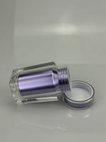 Flacon à pilules en acrylique à double paroi épaissi, emballage de luxe pour compléments alimentaires en poudre et capsules, taille personnalisée