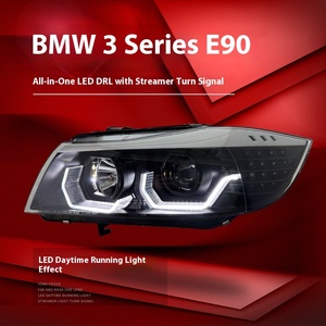 Cho 3 Series E90 Đèn pha lắp ráp <span class=keywords><strong>Led</strong></span> chạy ban ngày đèn tín hiệu lần lượt ống kính 12V 6000K IP67 không thấm nước plug-and-play mới - Product Image 2
