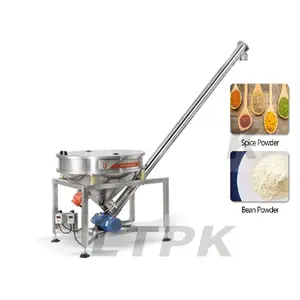 LT-F100 Automatic Big Capacity Powder Feeder Milk Coffee Tea Protein Flour Spices Powder Filling Conveyor Screw Feeding Machine