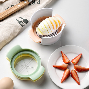 Accesorios de Cocina, Cortador de Fresas 3 <span class=keywords><strong>en</strong></span> 1, Cortador de Huevos, Apto para Lavavajillas y <span class=keywords><strong>Microondas</strong></span>, Portátil - Product Image 5