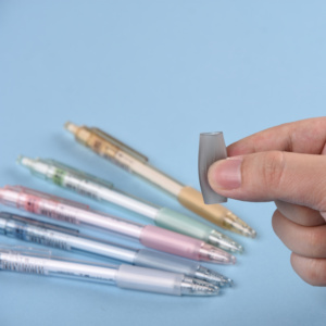 Bolígrafos <span class=keywords><strong>de</strong></span> Gel Genvana al por Mayor, Bolígrafo <span class=keywords><strong>de</strong></span> Gel Morandi <span class=keywords><strong>de</strong></span> 0.5 mm con Punta <span class=keywords><strong>de</strong></span> Corte ST, Tinta Negra, Retráctil - Product Image 3