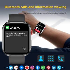 Reloj Inteligente Deportivo con Pantalla Táctil IPS Magnética a Prueba de Agua IP67 de Silicona para Videollamadas, Android e IOS, Venta al Por Mayor - Product Image 3