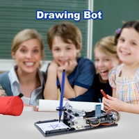 LAFVIN Nano V3.0 Microcontrôleur Bras robotisé Kit de dessin Programmable DIY Machine de dessin pour Arduino Starter Kit
