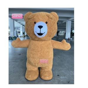 <span class=keywords><strong>Ours</strong></span> en peluche mascotte Costume gonflable en peluche drôle <span class=keywords><strong>ours</strong></span> poupée vêtements coloré Anime dessin animé <span class=keywords><strong>ours</strong></span> Cosplay habiller combinaisons - Product Image 1