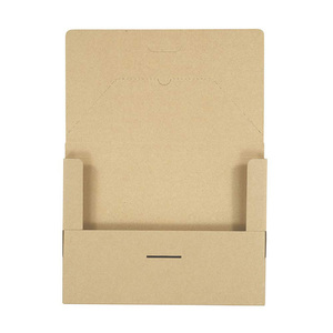 Caja de tarjetas de papel Kraft Vintage gruesa personalizada del fabricante, caja de postales para camisetas, juego de sobres, caja de sobres vacía con manga de tarjeta hueca - Product Image 1