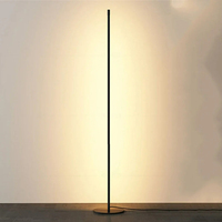Jpungsun décoration nordique lampadaire rvb télécommande moderne chambre atmosphère lampadaire salon lampadaire debout