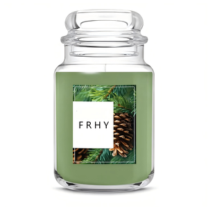FRHY Precios al por Mayor Vela Aromática <span class=keywords><strong>Yankee</strong></span> <span class=keywords><strong>Candle</strong></span> Balsam & Cedar Holiday de 22 oz en Frasco Grande con hasta 150 Horas de Duración, Ideal para Regalo - Product Image 2