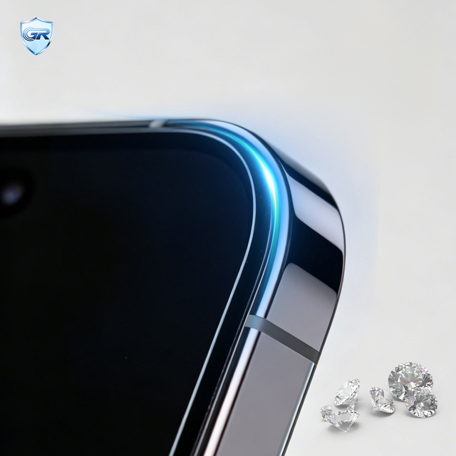 HD Tempered Glass Screen Protector with Dust-Free Easy Install Kit for iphone
