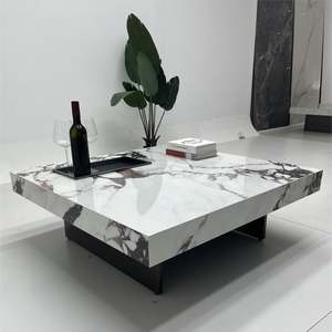 Спеченный каменный боковой стол белый черный зеленый современный передний стол Гостиная домашняя мебель - Product Image 1