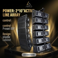 Haut-parleur actif en plastique R20 HDL20 Line Array 10 "700W/1400W