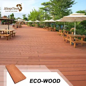 MexyTech scanalatura legname di plastica decking composito di plastica di legno in legno di wpc decking