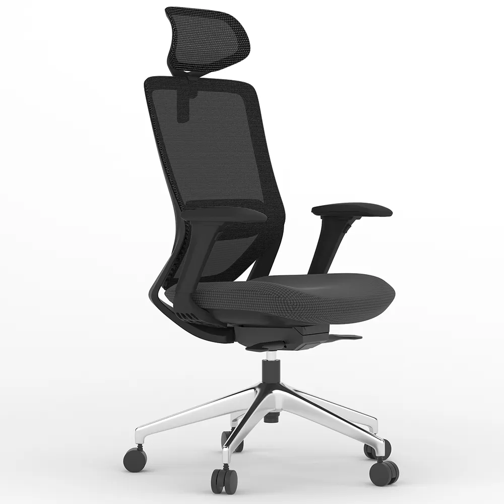 Newly Designed Comfortable Adjustable Ergonomics Black Mesh Ergonomic For Meeting Room High Back Zhejiang Office Chair