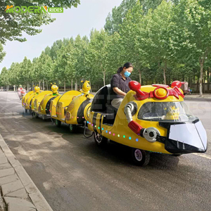Tren de atracciones para parques temáticos, tren sin rieles para niños, en venta - Product Image 2