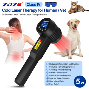 Appareil de thérapie par lumière infrarouge proche froide portable de classe 4, 5W, 650nm, 808nm, pour le <span class=keywords><strong>traitement</strong></span> des douleurs articulaires chez le <span class=keywords><strong>chien</strong></span> - Product Image 3