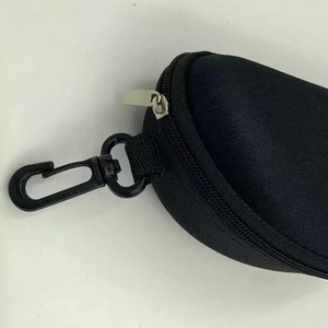 Lot de 3 étuis rigides en EVA pour lunettes, étui à fermeture éclair pour lunettes de soleil avec crochet, étui de voyage portable pour hommes et femmes - Product Image 5