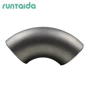 45 Degree Black Paint Seamless Carbon Steel Elbow Butt Stainless Welded Elbow Long Elbow