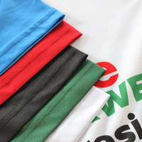Custom Heren Muscle Gym T-Shirt Polyester Korte Mouw Lichtgewicht Snelle Droge Fitness Top Losse Pasvorm Gebreid Met Bedrukt Patroon