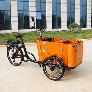 Vélo cargo électrique à 3 roues, 4 places, fabriqué en usine selon les normes européennes, pour adultes et personnes âgées, tricycle cargo - Product Image 3