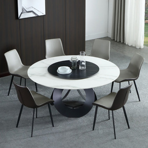Juego de 1 mesa de comedor y 6 sillas de mármol de lujo italiano <span class=keywords><strong>Conjunto</strong></span> cuadrado De 8 Cadeira Muebles de comedor con 4 plazas en China - Product Image 4