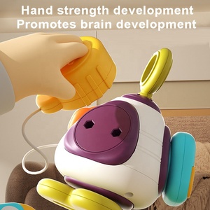 Trẻ sơ sinh cảm giác nắm bóng bận rộn đồ chơi Montessori hoạt động bận rộn <span class=keywords><strong>Cube</strong></span> Du Lịch Đồ chơi cho trẻ mới biết đi động cơ tốt & tay sức mạnh phát triển - Product Image 6