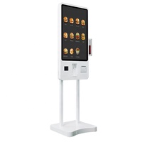 Système de kiosque automatique à écran tactile de 24 à 32 pouces, commande et paiement automatiques, système d'appel sans fil pour les clients, pour les restaurants et les fast-foods
