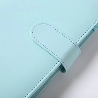 Carnet de notes A5 personnalisé rechargeable avec reliure à 6 anneaux, couverture en cuir, reliure piquée à cheval, papier de planification de haute qualité, cadeau idéal