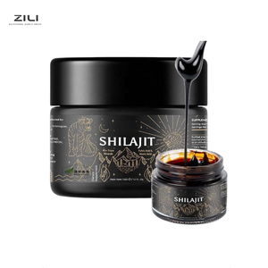 Résine de Shilajit ZILI avec extrait d'Ashwagandha, marque privée, qualité or, 60% d'acide fulvique, booster d'énergie, végétalien, sans gluten, OEM - Product Image 1